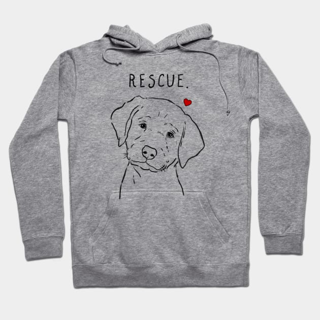 Rescue Lab Puppy, Adopt Don't Shop, Sweet Puppy Hoodie by sockdogs